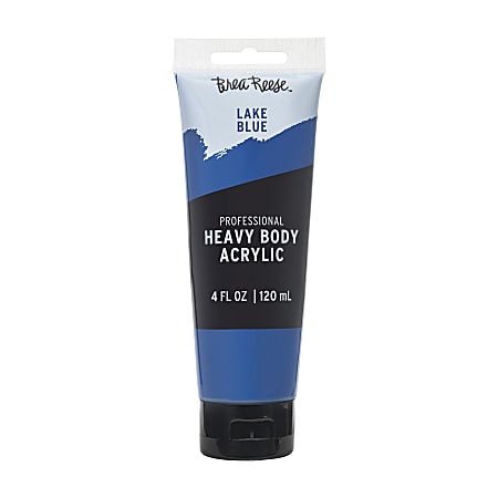 Brea Reese Professional Heavy-Body Acrylic Paint, 4 Oz, Lake Blue