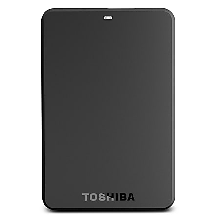 Toshiba Canvio® Basics 1TB Portable External Hard Drive, 8MB Cache, Black