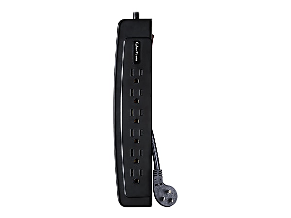 CyberPower Professional Series CSP606T - Surge protector - AC 125 V - output connectors: 6 - 6 ft cord