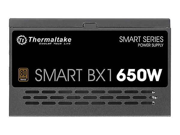 Thermaltake SMART BX1 SPD-650AH2NKB - Power supply (internal) - ATX12V 2.3/ EPS12V 2.92 - 80 PLUS Bronze - AC 100-240 V - 650 Watt - active PFC - United States - black