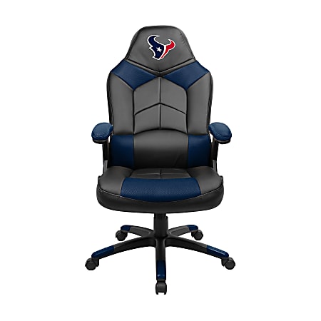 Imperial NFL Faux Leather Oversized Computer Gaming Chair, Houston Texans