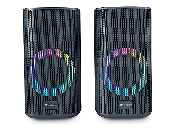 Stereo RGB Desktop Gaming Speakers - Graphite - Stereo RGB Desktop Gaming Speakers