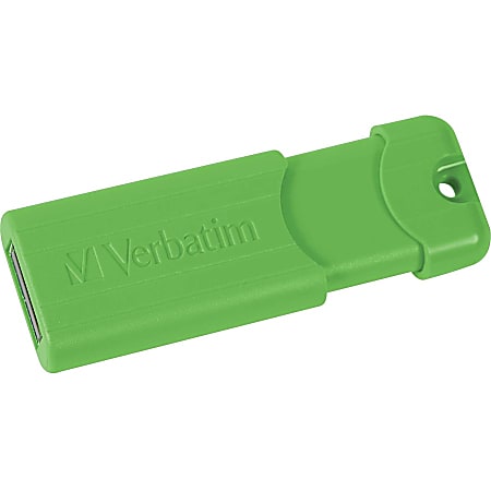 Verbatim 16GB Pinstripe USB 3.2 Gen 1 Flash Drive Retractable With Microban  Antimicrobial Product Protection- 5 Pack - Multicolor (Green, Blue, Red