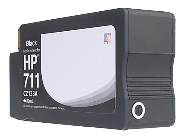 Clover Imaging Group Wide Format - 80 ml - black - compatible - remanufactured - ink cartridge (alternative for: HP 711, HP CZ133A) -  - WH711B
