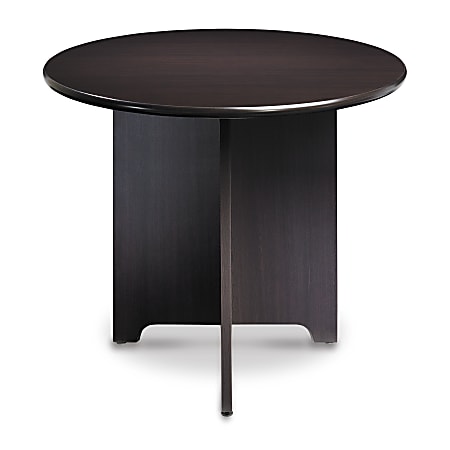 Realspace® Magellan Performance Conference Table, Round, 37 3/4" Diameter, Espresso