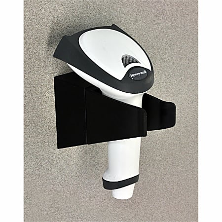 Ergotron 97-566 Handheld Scanner Holder, 1.8"H x 3.5"W, Plastic, Black