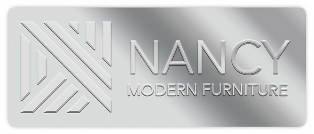 Custom Blind-Embossed Labels And Stickers, Foil Stock, 1" x 2-1/2" Rectangle, Box Of 500 Labels