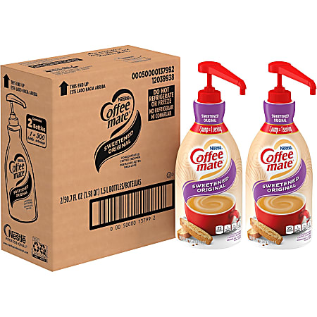 Coffee mate Sweetened Original Flavor Concentrated Coffee Creamer