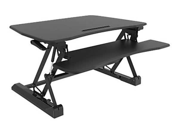 Amer EZriserPro - Mounting kit (keyboard tray, work surface) - for notebook / keyboard / mouse - plastic, wood, steel - black
