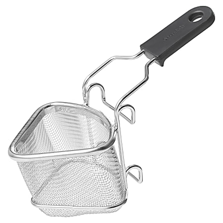 Starfrit® Stainless Steel Cook Basket, 3.7-In. x 2.2-In. x 2.9-In.