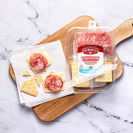 Creminelli Sopressata Monterey Jack Cheese And Crackers Packs 2 Oz