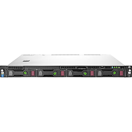 HP ProLiant DL60 G9 1U Rack Server - Intel Xeon E5-2620 v3 Hexa-core (6 Core) 2.40 GHz - 8 GB Installed DDR4 SDRAM - Serial ATA/600 Controller - 0, 1, 5, 10 RAID Levels - 550 W