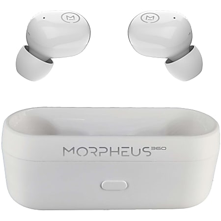 Morpheus 360 PULSE 360 True Wireless Earbuds Wireless In Ear Headphones CVC  8.0 Noise Cancelling Magnetic Charging Case 40 Hour Play time Black TW7500B  Stereo True Wireless Bluetooth Earbud Binaural In ear