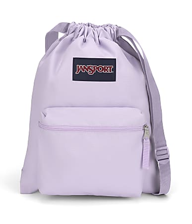 Jansport Draw Sack, 80% Recycled, Pastel Lilac