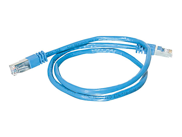 C2G 50ft Cat5e Ethernet Cable - Snagless Shielded (STP) - Blue - Patch cable - RJ-45 (M) to RJ-45 (M) - 50 ft - STP - CAT 5e - molded, stranded - blue