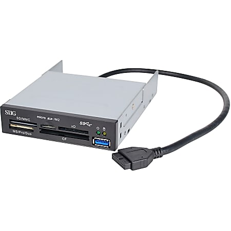 SIIG USB 3.0 Internal Bay Multi Card Reader