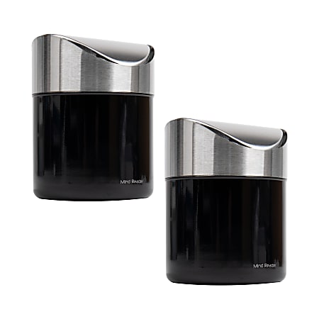 Mind Reader Mini Countertop Trash Can 1.5 Liter0.40 Gallon