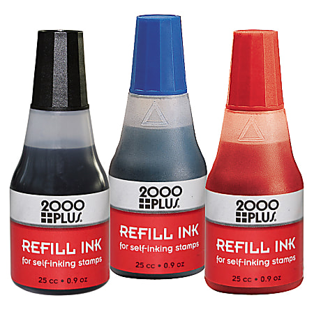 2000 PLUS® Self-Inking Stamp Refill Ink, 1 Oz,