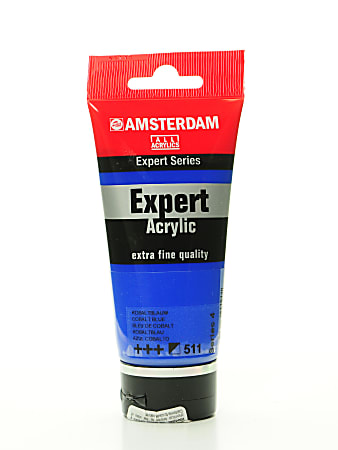 Amsterdam Expert Acrylic Paint Tubes, 75 mL, Cobalt Blue, Pack Of 2
