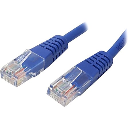 StarTech.com Cat5e Molded UTP Patch Cable, 3&#x27;, Blue