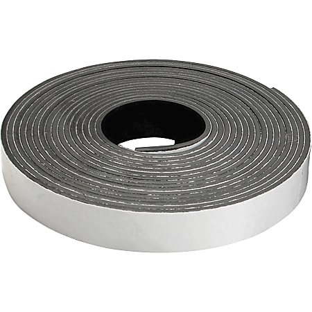 Zeus Magnetic Tape Refill - 0.50" Width x 15 ft Length - 1 / Roll - Black