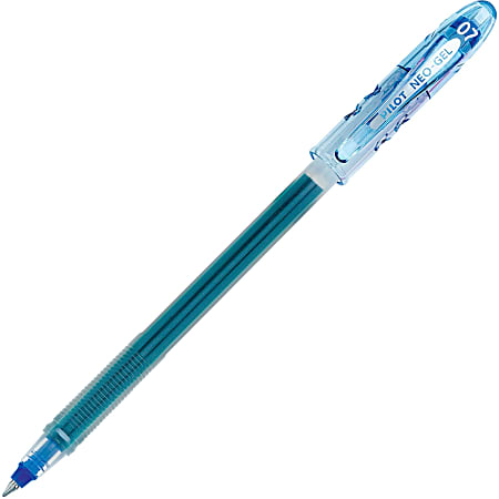 Pilot Neo Gel Rollerball Pens Fine Point mm Clear Barrel Blue