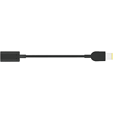 Lenovo USB-C to Slim-tip Cable Adapter - For USB Device - Black