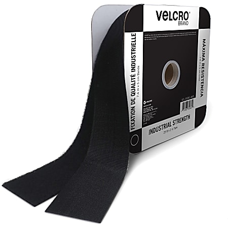 Velcro Heavy Duty Adhesive, Industrial Strength, White Strips - 2 sets