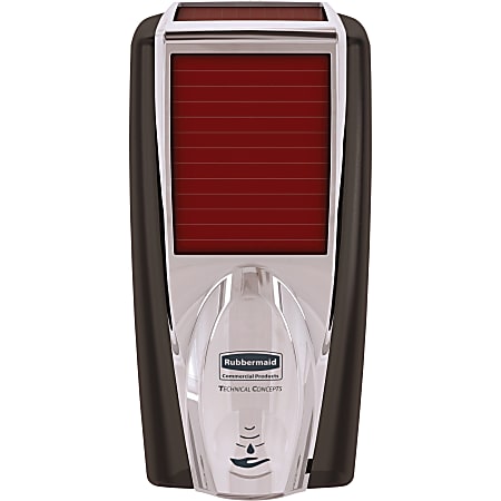 Rubbermaid Commercial LumeCell AutoFoam Dispenser - Automatic - 1.16 quart Capacity - Touch-free - Black, Chrome - 1Each Rubbermaid Commercial LumeCell AutoFoam Dispenser - Automatic - 1.16 quart Capacity - Touch-free - Black, Chrome - 1Each