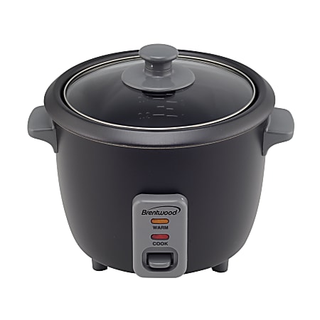 Brentwood 4 Cup Rice Cooker Black - Office Depot