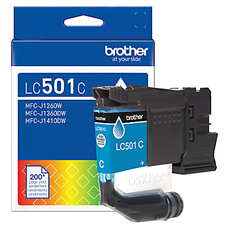 Brother LC501C Standard Yield Cyan Ink Cartridge