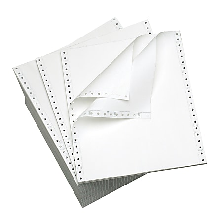 Computer Paper Plain, white, Ream Margins, 2-part carbonless, 15 lb, 1650  SH/CTN