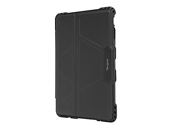 Targus Pro-Tek Rotating - Flip cover for tablet - rugged - polyurethane, faux leather - black - for Samsung Galaxy Tab S4 (10.5 in)