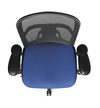 WorkPro Quantum 9000 Series Ergonomic MeshPremium Fabric Mid Back Chair BlackRoyal BIFMA Compliant Office Depot