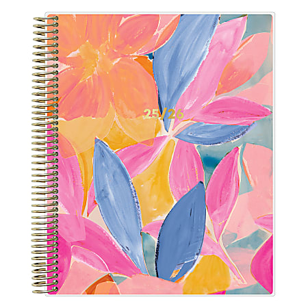 2025-2026 Blue Sky Weekly/Monthly Academic Planner, 8-1/2" x 11", Tropicana, July 2025 To June 2026, 153593