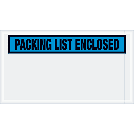Tape Logic® Preprinted Packing List Envelopes, Packing List