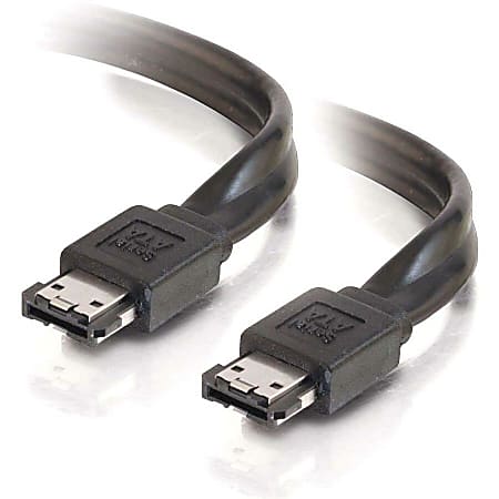 C2G 1m External Serial ATA Cable - 3.28ft - Black