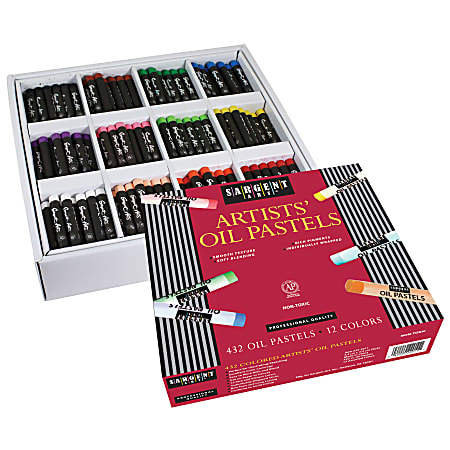 Sargent Art® Best Buy Oil Pastels, Assorted Colors, Carton Of 432