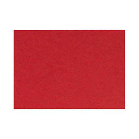 LUX Flat Cards, A7, 5 1/8" x 7", Ruby Red, Pack Of 250