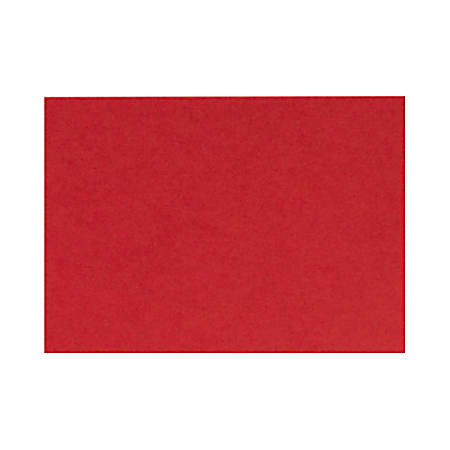LUX Flat Cards, A7, 5 1/8" x 7", Ruby Red, Pack Of 250