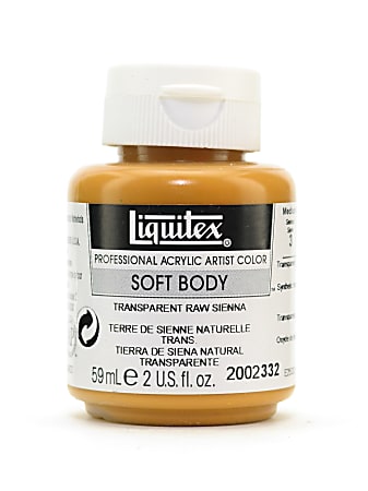 Liquitex Professional Soft Body Acrylic Paint, 2oz., Transparent Raw Sienna