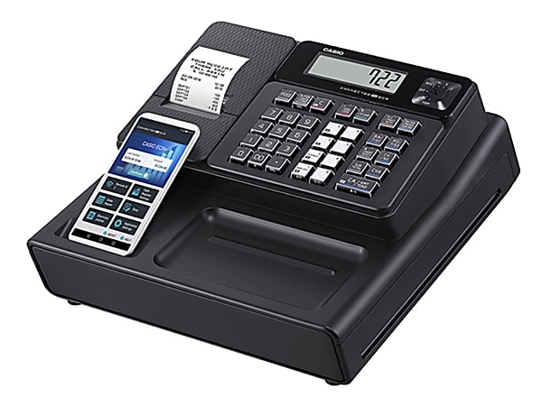 Casio® SR Series Single Tape Thermal Print Unit With Bluetooth® To App, Black, SR-S720