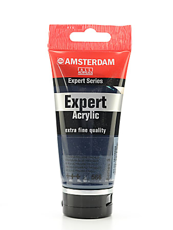 Amsterdam Expert Acrylic Paint Tubes, 75 mL, Prussian Blue Phthalo, Pack Of 2