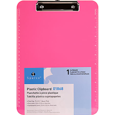 Business Source Flat Clip Clipboard - 9 Business Source Flat Clip Clipboard - 9