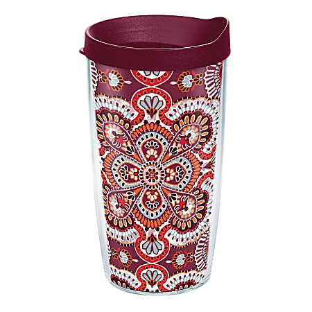 16 Oz. Fiesta Plastic Cup With Lid