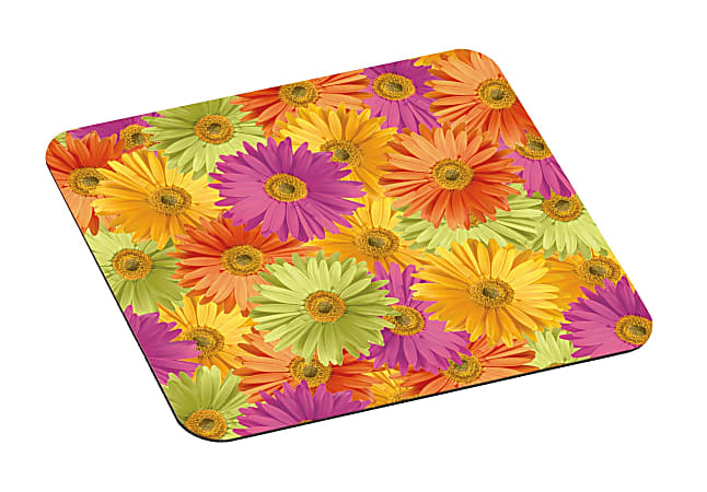 3M™ Foam Mouse Pad, 9" x 8", Daisy Design