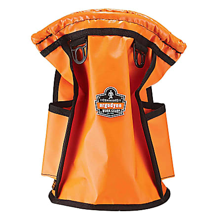 Ergodyne Arsenal 5538 Tarpaulin Topped Parts Pouch, 12"H x 7-1/2"W x 7-1/2"D, Orange