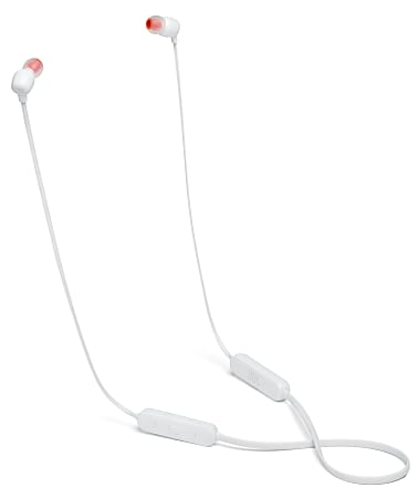 JBL TUNE 115BT Wireless In-Ear Headphones, White
