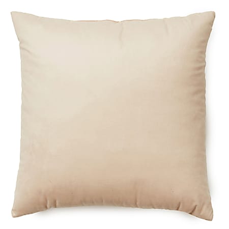 Dormify Millie Velvet Square Pillow, Camel