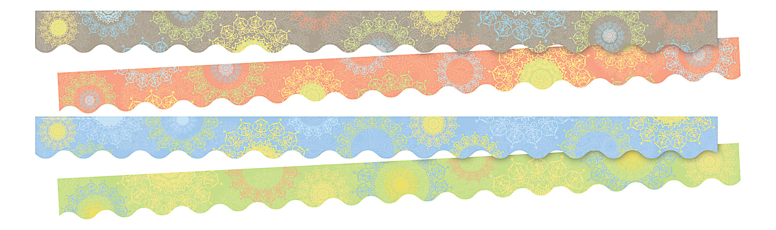 Barker Creek Celebrate Mindfulness 2-Design Trimmers, 2-1/4" x 36", Multicolor, Set Of 26
